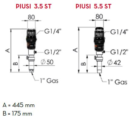 zuwa_oel_druckluftpumpe_35_st_P21400_4 Piusi Öl Druckluftpumpe P3.5 ST - F0021400A