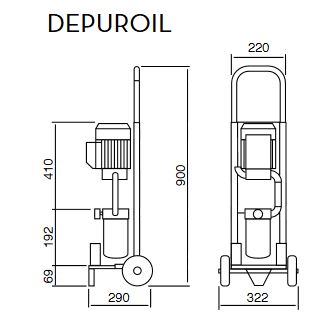 Piusi Öl Depuroil 60 Filter- und Fördereinheit - F00503100