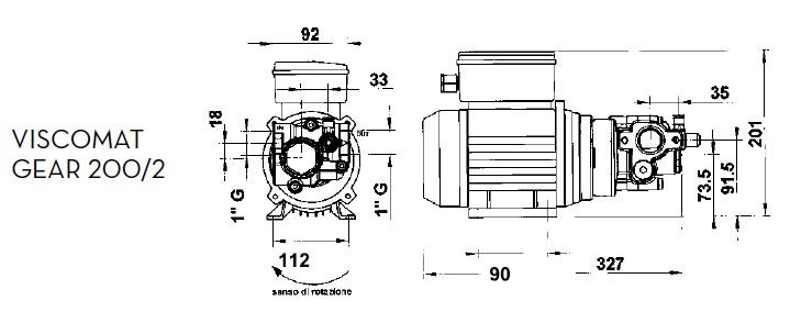 Zuwa Ölpumpe Viscomat 200-m, 230 V, 9 l/min, 12 bar - 1206092