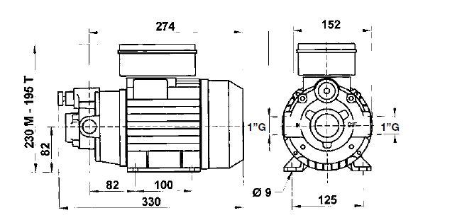 Zuwa Öl- & Dieselpumpe Viscomat 70-t 400 V 25 l/min 6 bar - 120606