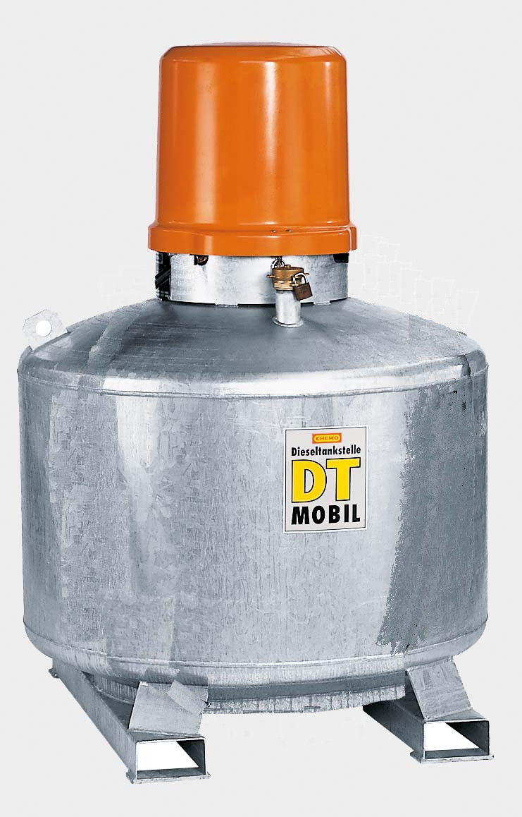 CEMO DT-Mobil 600 l,doppelwandig, verzinkt, Pumpenhaube - 7578