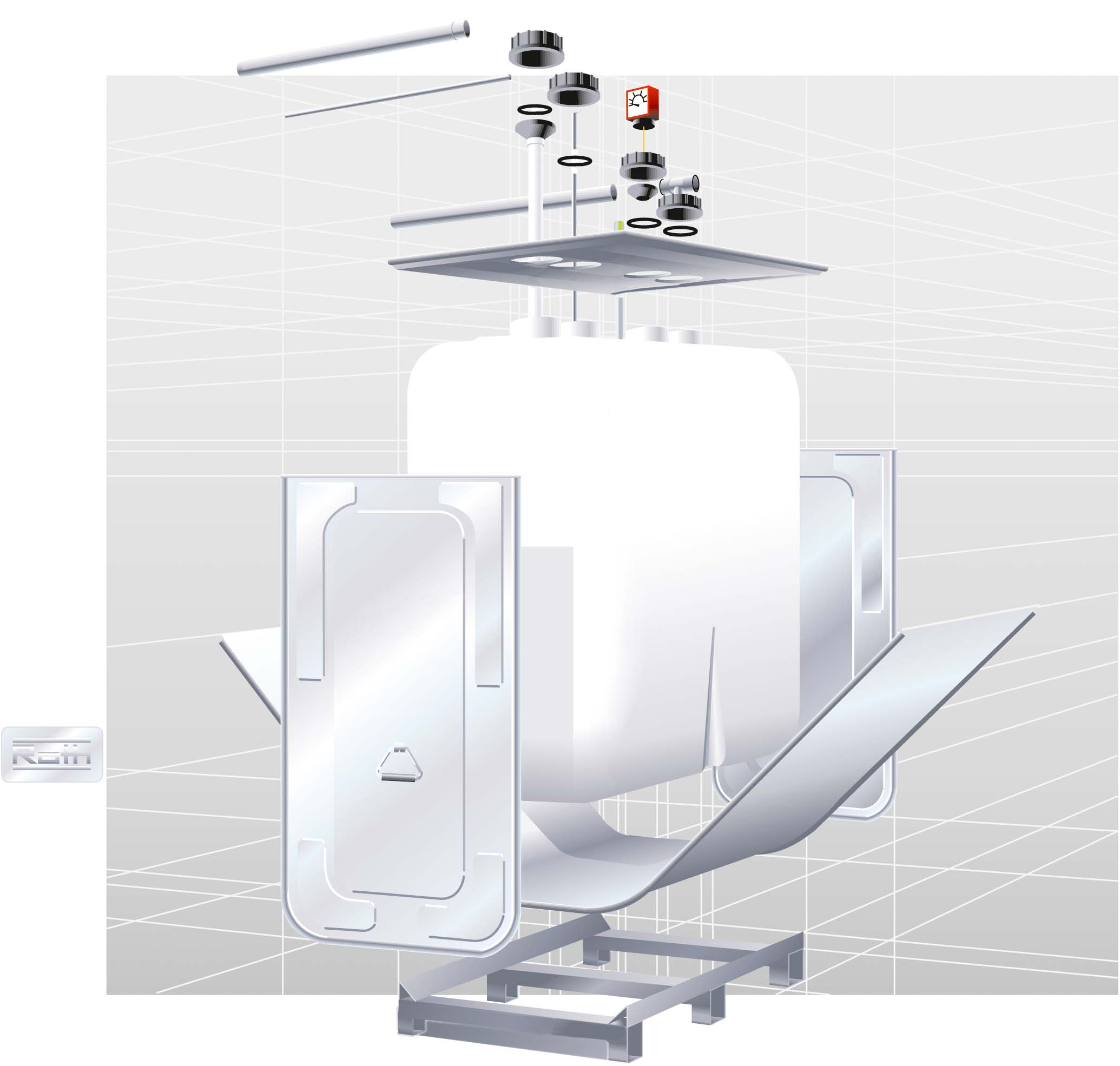 CEMO Multi-Tank 400 l Generatortank, Lager- & Transporttank - 7536