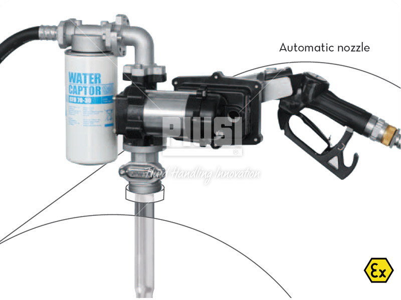 Zuwa Benzin-Fasspumpe EX50 DC, 12V - P37201