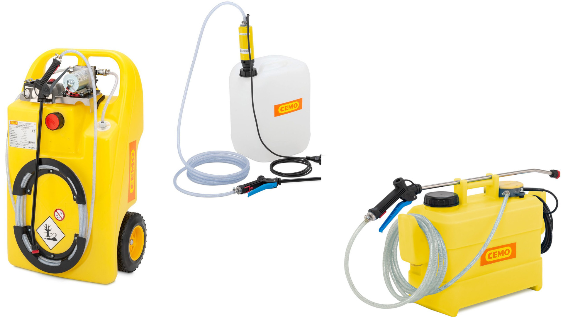 CEMO mobile Sprühgeräte, 20 l bis 60 l Behälter