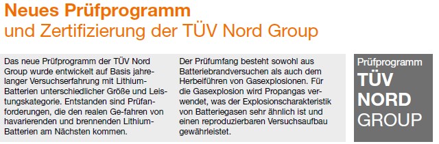 Neues Prüfprogramm – TÜV Nord Group