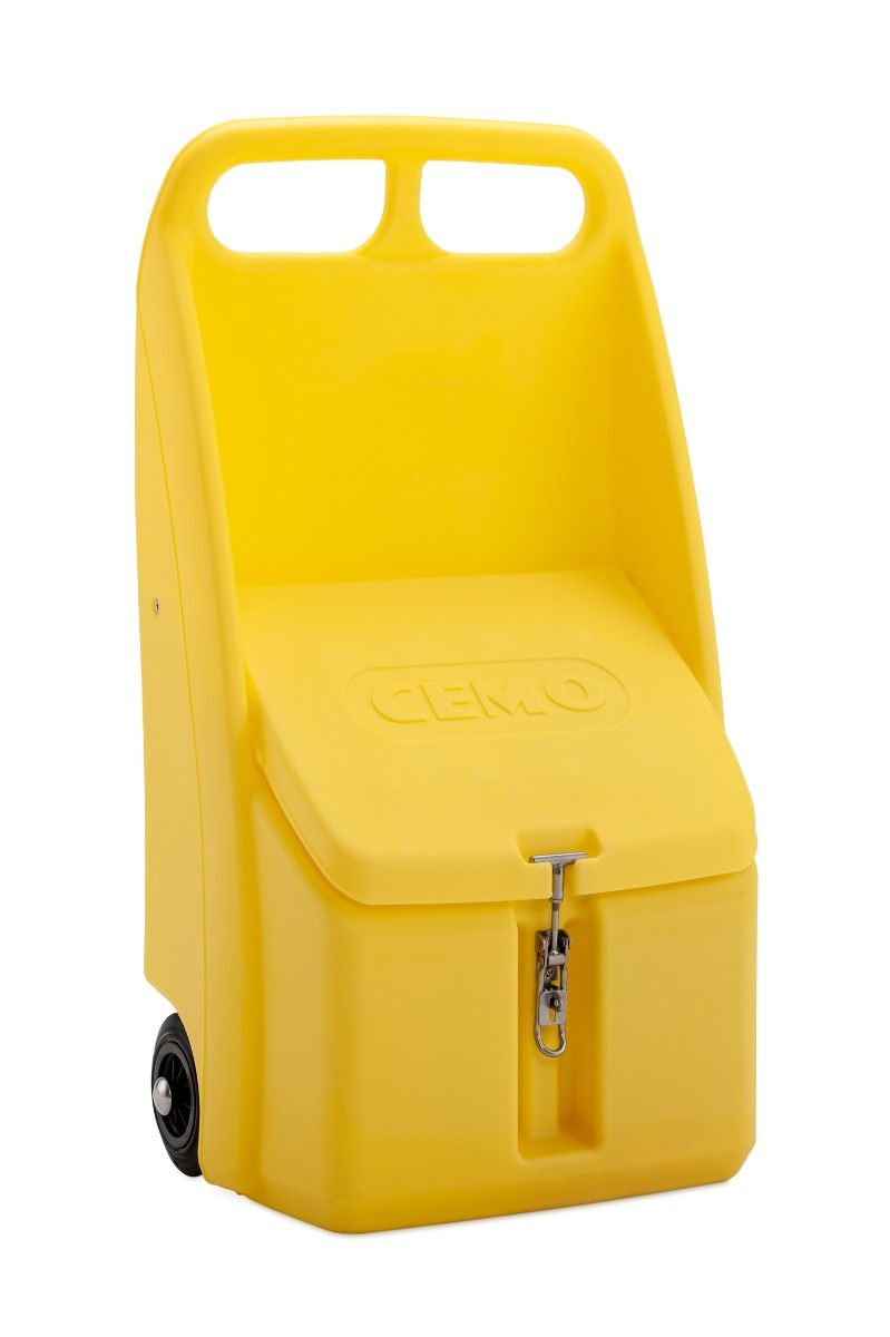 CEMO GO-BOX 70, mit Trennwand, gelb/gelb – 11449/11286