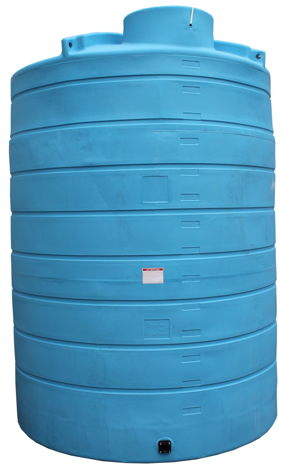 Duraplas DuraTank V-Eco 15000 V Wasserbehälter, blau – AQ15000V-5012