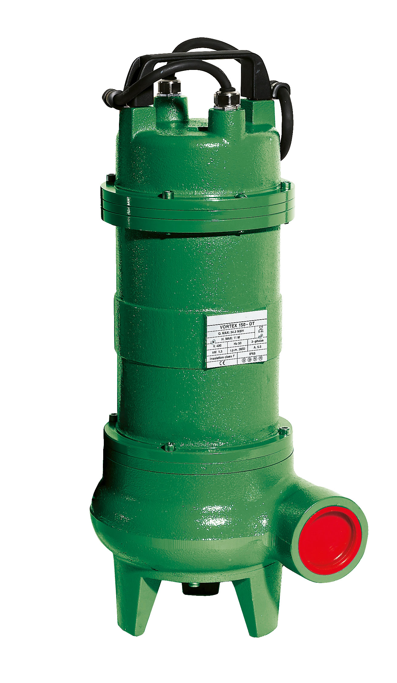 VORTEX 150 Schmutzwasserpumpe, 400V, 450 l/min - Zuwa 165033