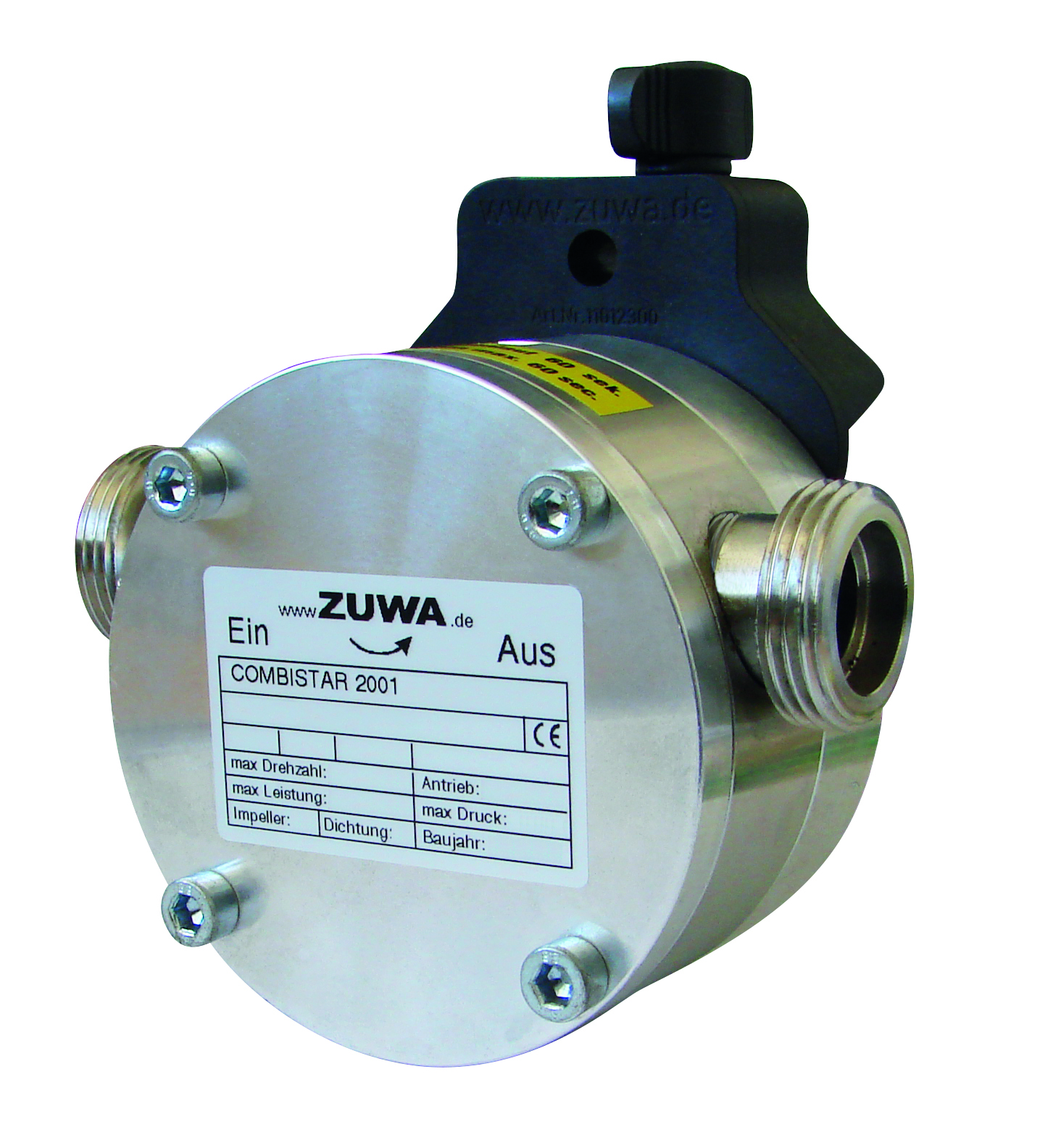 Zuwa Impellerpumpe COMBISTAR/K 2001-A, 30 l/min, Bohrmaschinenpumpe - 121911100AB