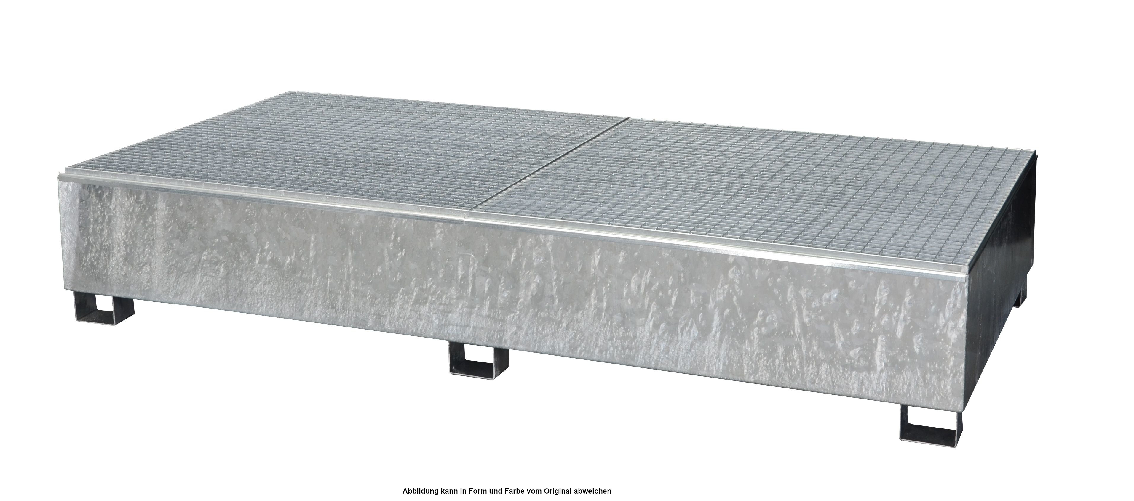 CEMO Stahl-IBC-Auffangwanne GS2, verzinkt – 7395