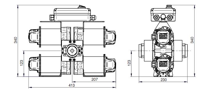 Piusi Diesel ST 200 DC 24 V Abgabeaggregat 185 l/min - F00318000