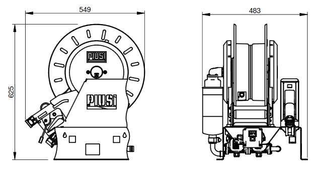 Piusi Diesel Pitstop DC 12V Abgabeaggregat 45 l/min - F00212000
