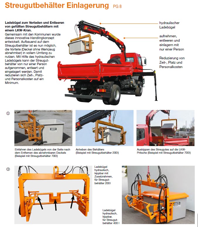 CEMO Ladebügel 400/550/700, kippbar - 7738