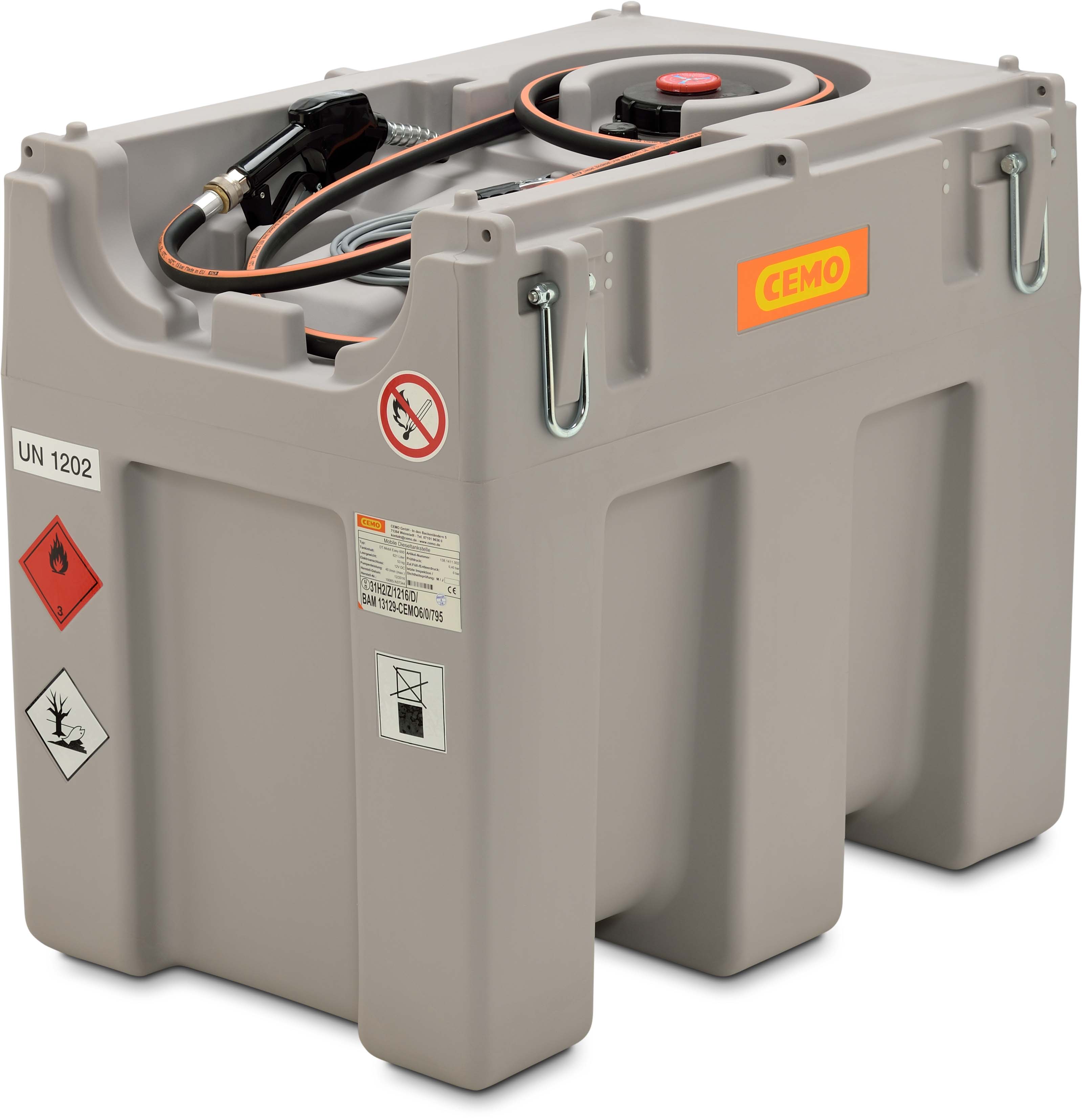 CEMO DT-Mobil Easy 600 l ADR, 12V Pumpe, 40 l/min - 10085