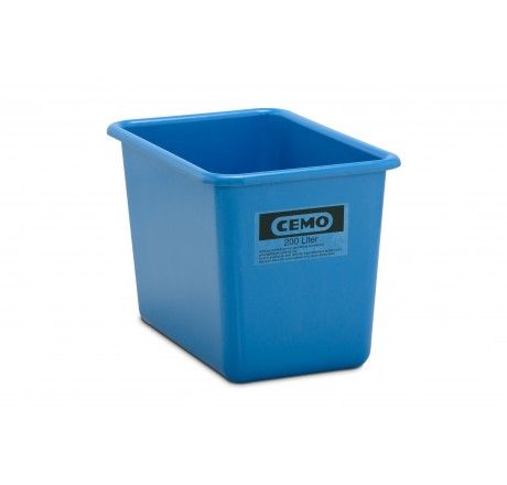 CEMO GFK-Rechteckbehälter 200 l hoch Standard, blau - 7569